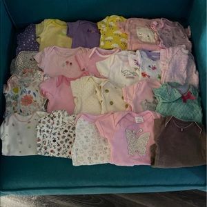 24 newborn onesies